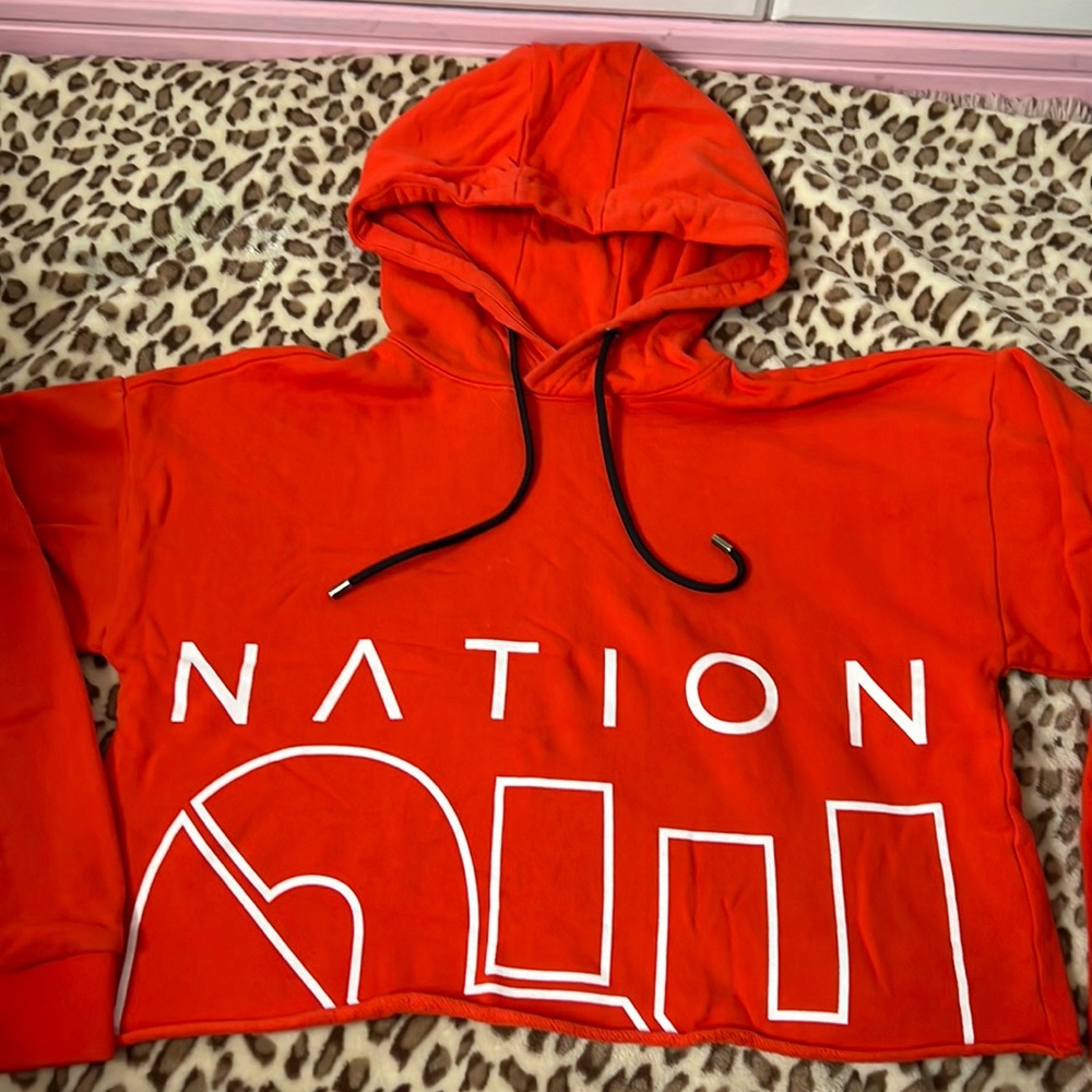 PE Nation Crop Sweatshirt